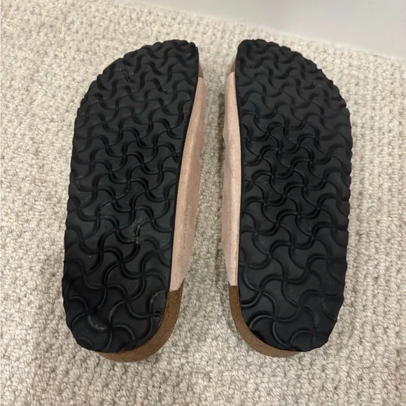 Birkenstock Arizona Pink Suede Sandals - Picture 3 of 5